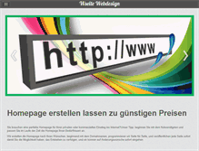 Tablet Screenshot of homepageerstellenlassen.mycylex.de